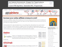 Tablet Screenshot of affpinions.com